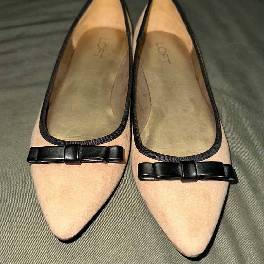 Loft suede flats